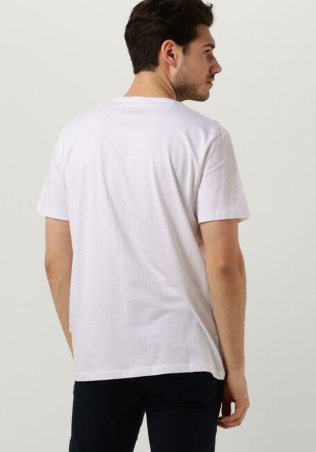 Witte SELECTED HOMME T-shirt SLHASPEN SS O-NECK TEE NOOS - large