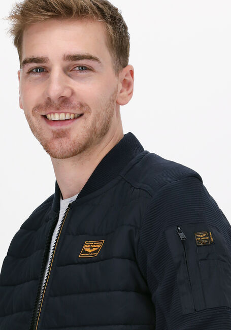 PME LEGEND Jack ZIP JACKET OTTOMAN MIXED PADDE en bleu - large