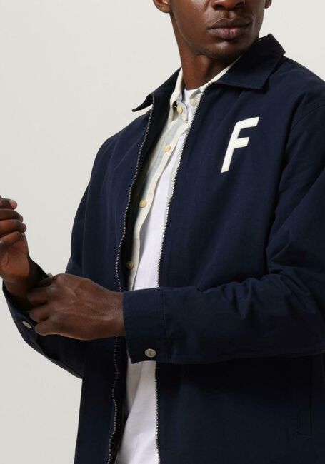 Donkerblauwe FORÉT Jack WIN RIPSTOP JACKET - large