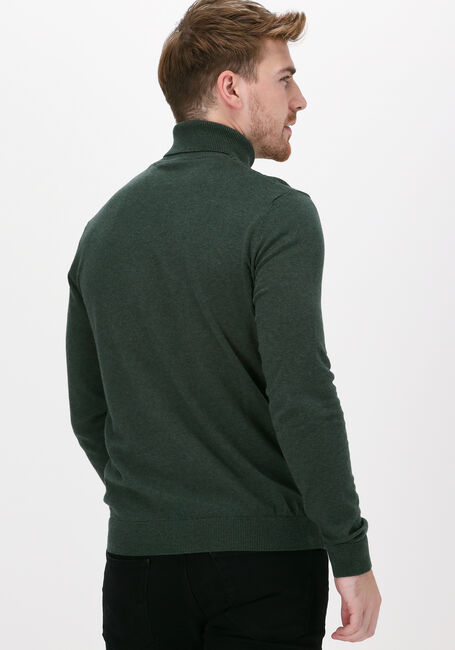 Donkergroene SELECTED HOMME Coltrui SLHBERG ROLL NECK - large