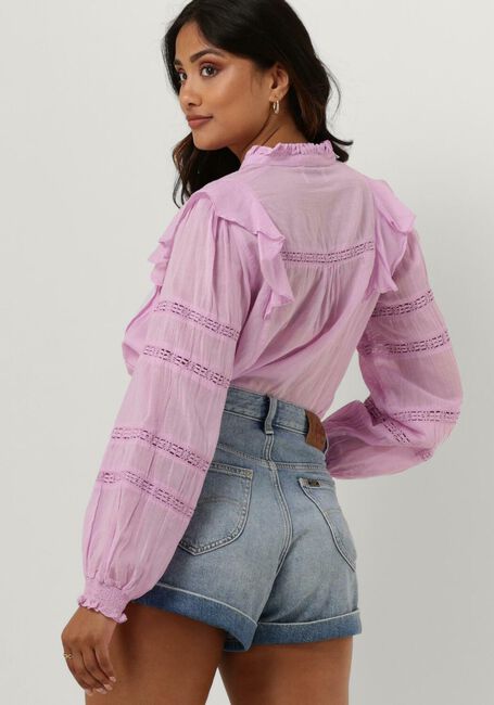 NEO NOIR Blouse AROMA S VOILE BLOUSE en rose - large