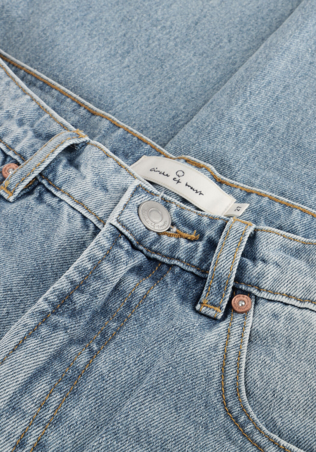 CIRCLE OF TRUST Straight leg jeans JAXX DNM Bleu clair - large