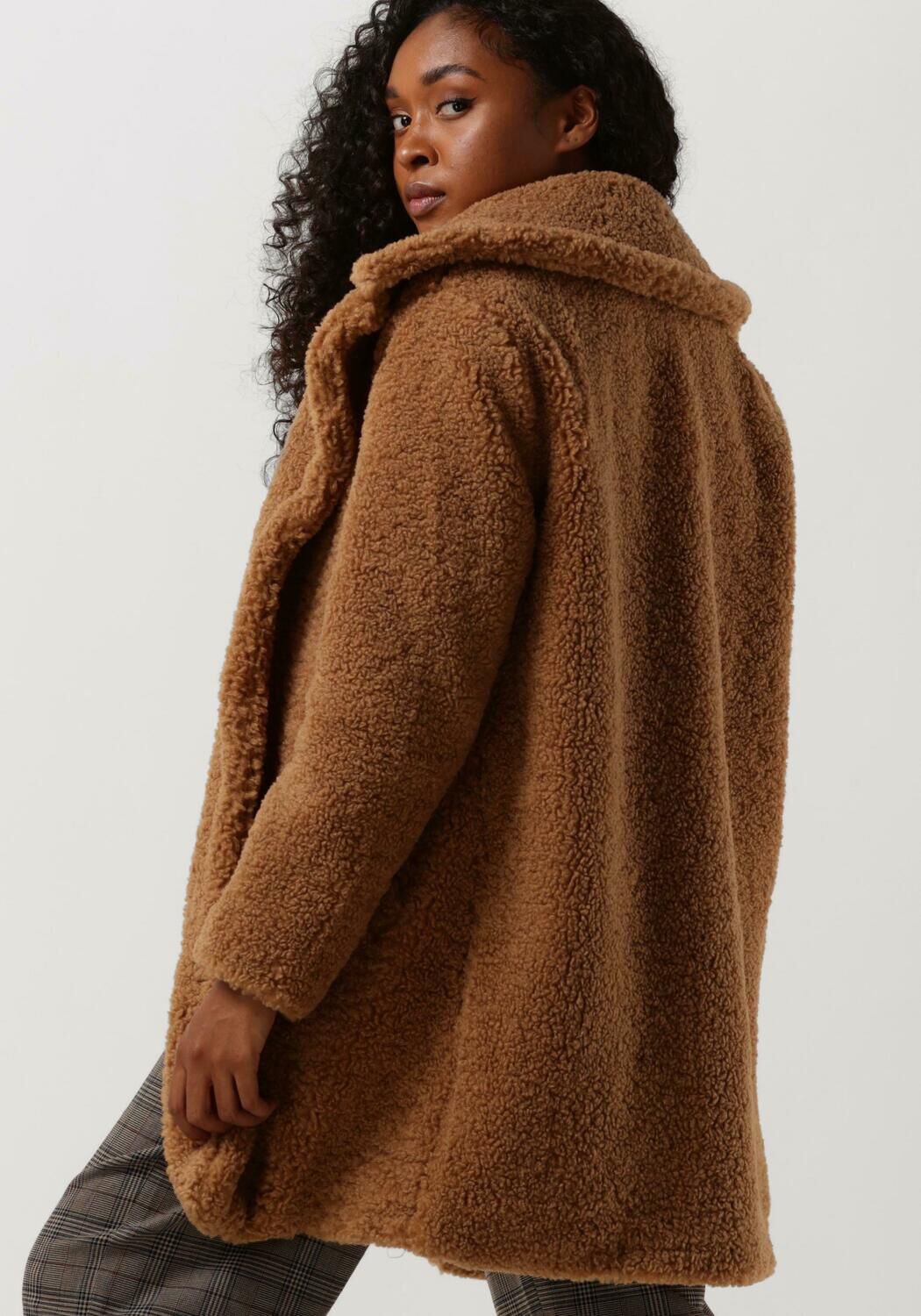 Manteau teddy camel discount