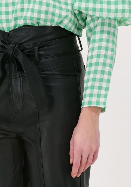 Zwarte CO'COUTURE Pantalon PHOEBE ZORA LEATHER PANT - large
