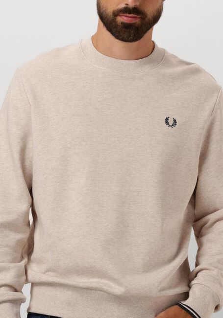 FRED PERRY Pull CREW NECK SWEATSHIRT en beige - large
