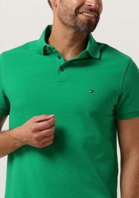 TOMMY HILFIGER Polo 1985 SLIM POLO en vert - large