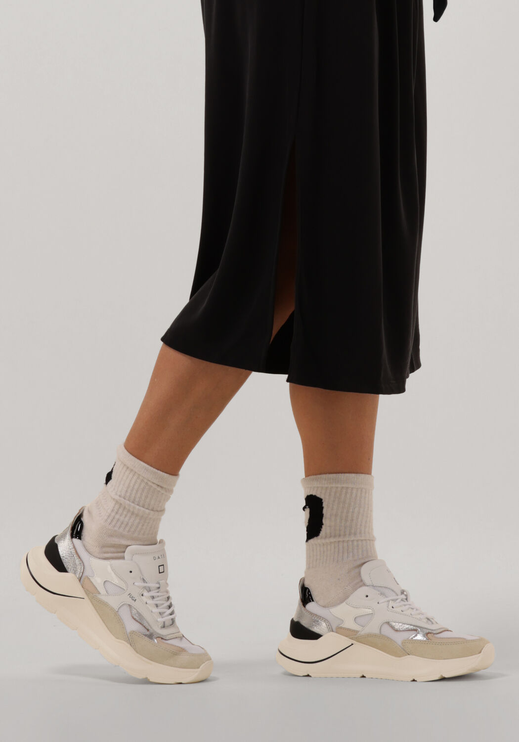 Witte D.A.T.E Sneakers FUGA DAMES - large