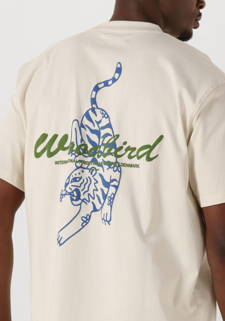 Ecru WOODBIRD T-shirt WBBAIN TIGER TEE - large