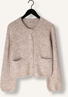 OBJECT Gilet OBJSAGGIA RE L/S KNIT CARDIGAN en beige OBJECT Gilet OBJSAGGIA RE L/S KNIT CARDIGAN en beige - medium