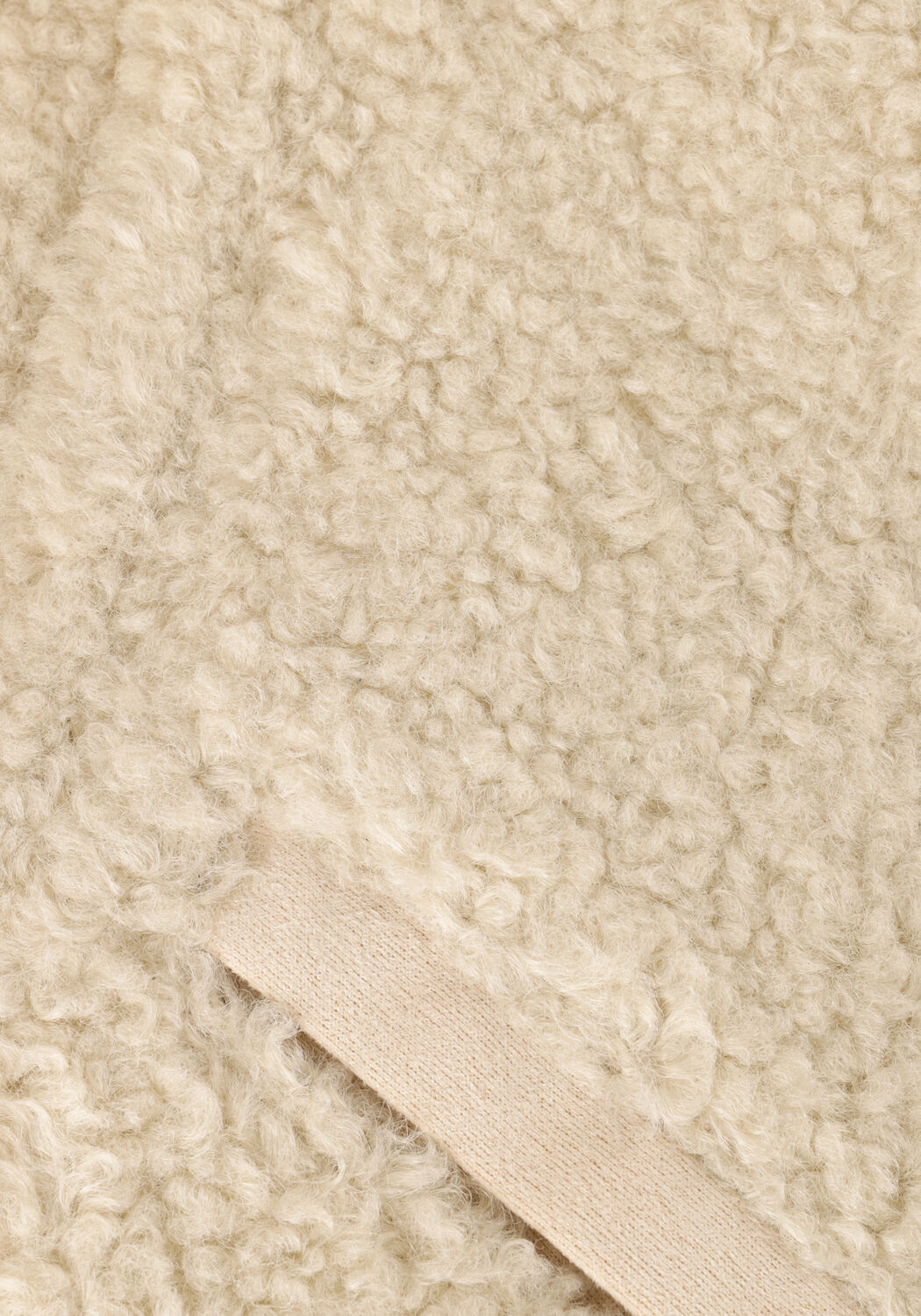 Ecru KNIT-TED Teddy jas NICOLA JACKET - large