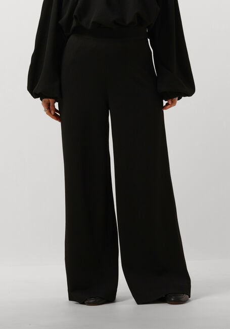 Zwarte CO'COUTURE Wijde broek HAZELCC WIDE LONG PANT - large