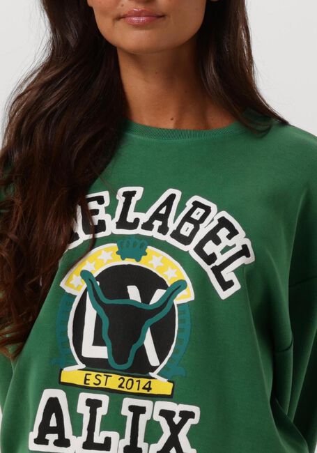 ALIX THE LABEL Chandail LADIES KNITTED VINTAGE SWEATER en vert - large
