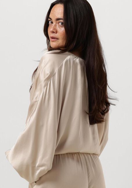 RESORT FINEST SATIN BALLOON BLOUSE Blouses en beige - large