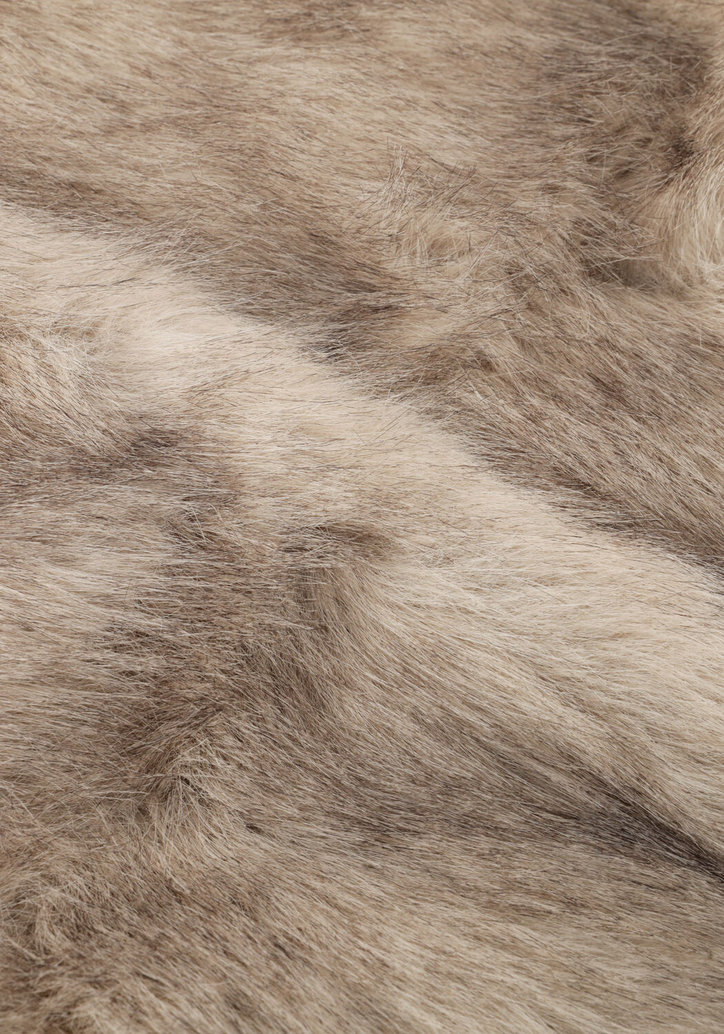 Beige NEO NOIR Faux fur jas STEFF FAUX FUR JACKET - large