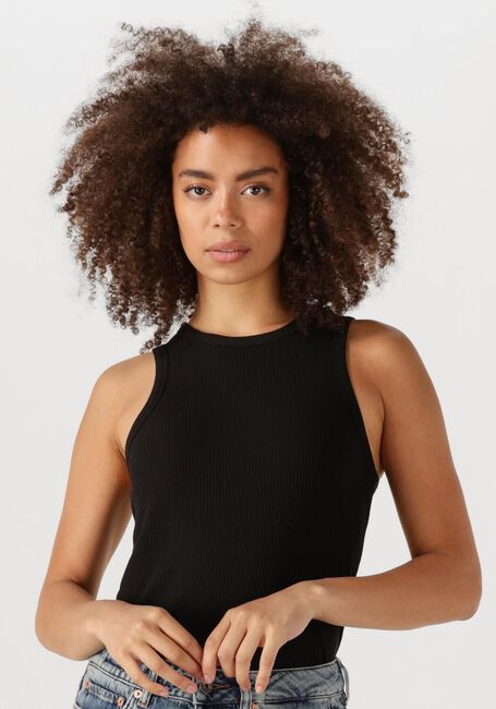 Zwarte SELECTED FEMME Top SLFANNA O-NECK TANK TOP - large