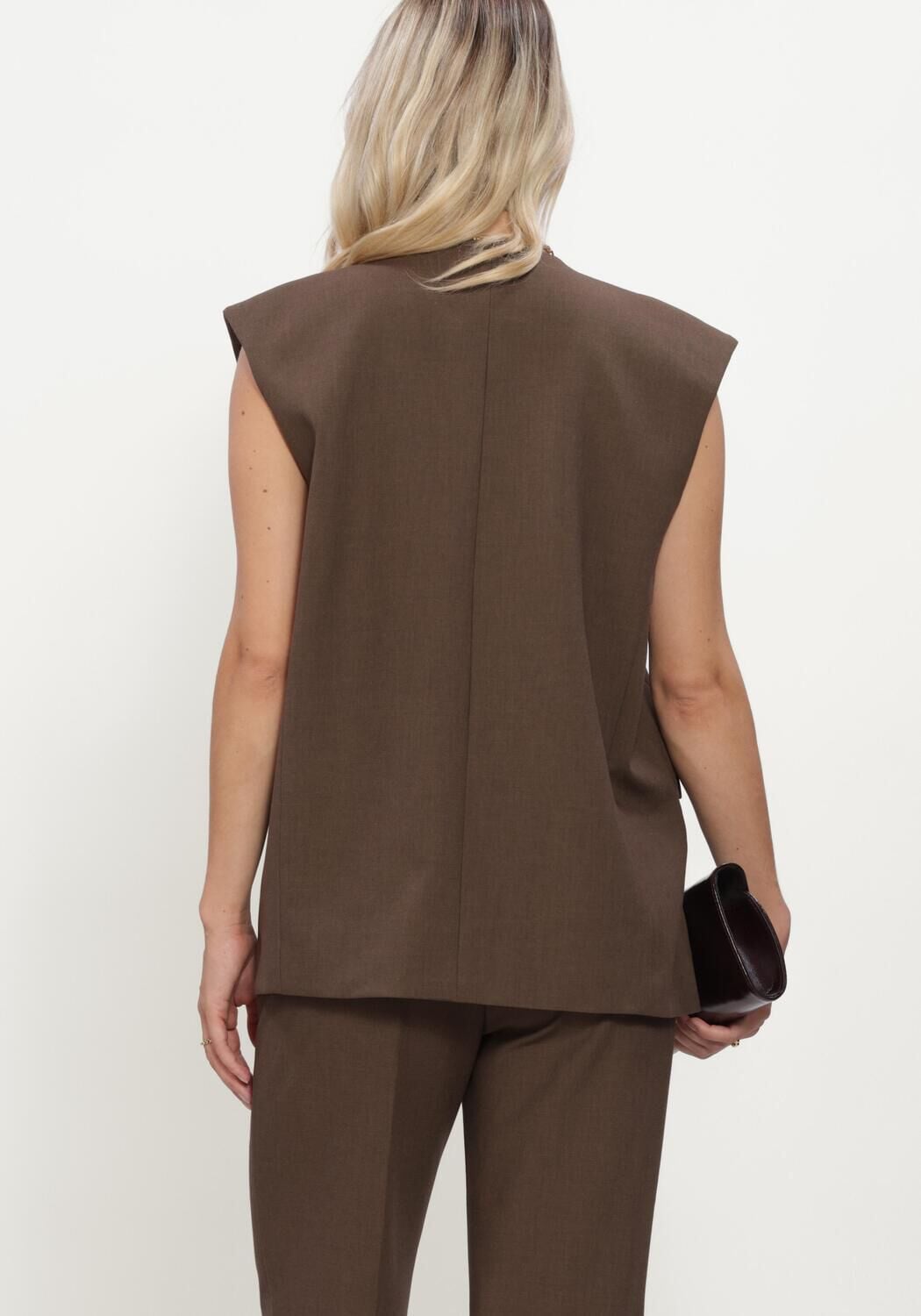 Bruine MINUS Blazer MSWELMA VEST - large