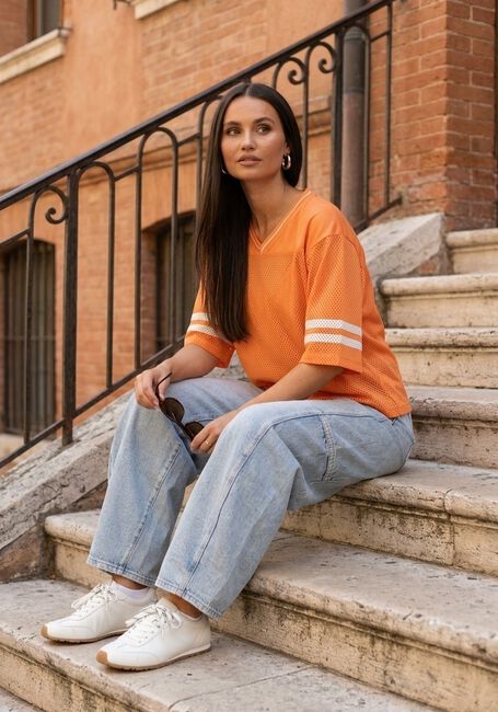 CATWALK JUNKIE FOOTBALL JERSEY SPECIAL Hauts & T-shirts en orange - large