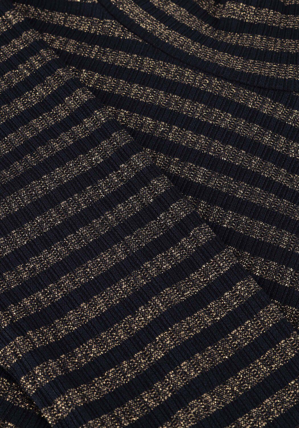 Blauwe SUMMUM Tops & T-shirts TURTLE NECK TOP LUREX RIB STRIPE - large