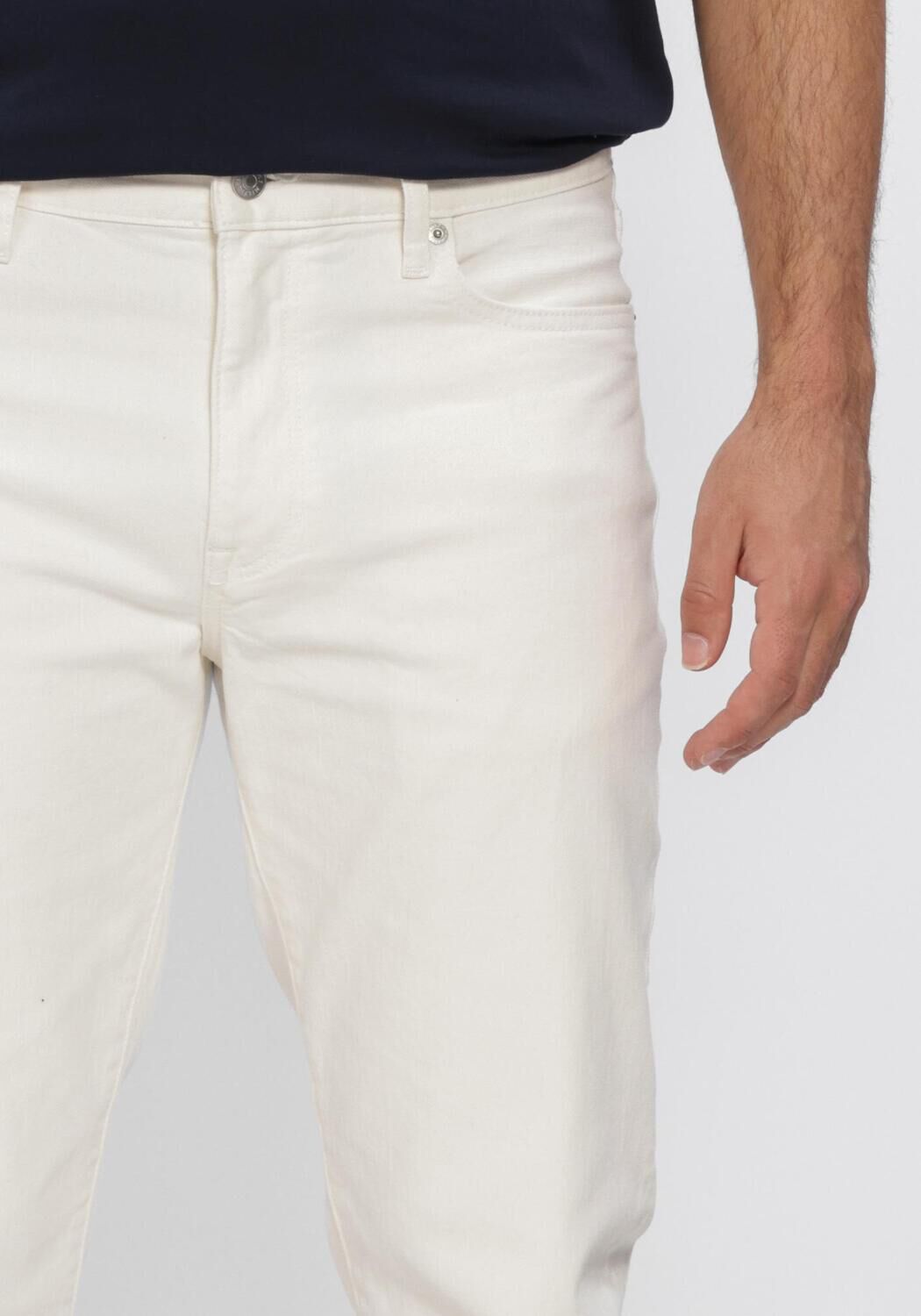 TOMMY HILFIGER Straight leg jeans SLIM STRAIGHT DENTON WHITE DC en blanc - large