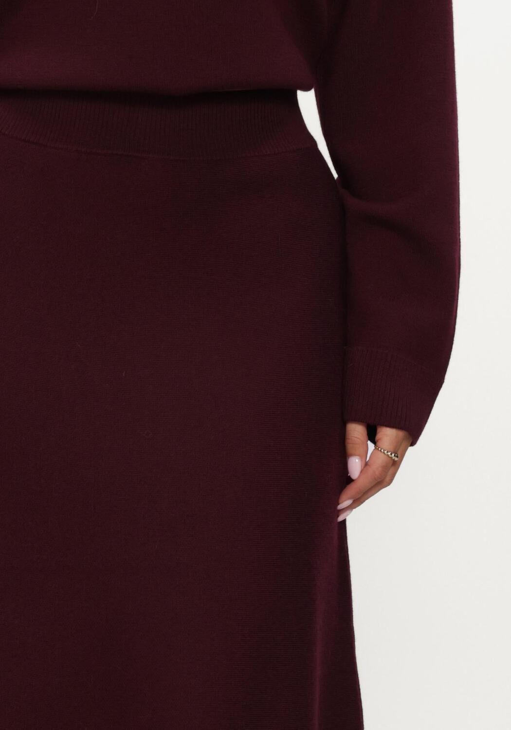 Bordeaux TWIST & TANGO Maxirok FELINA KNITTED SKIRT - large