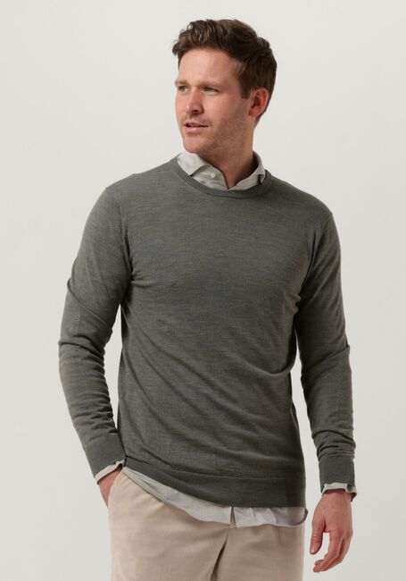PROFUOMO Pull PULLOVER CREW NECK en vert - large