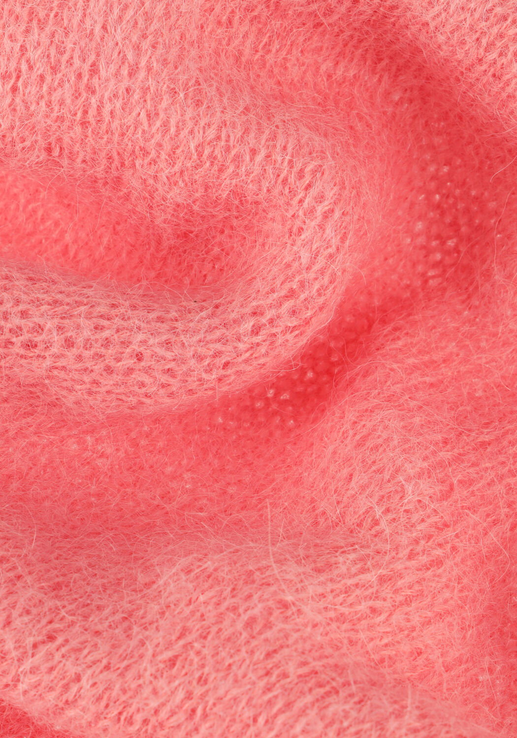 SUMMUM Pull V-NECK SWEATER FEATHER LIGHT ALPACA KNIT en rose - large