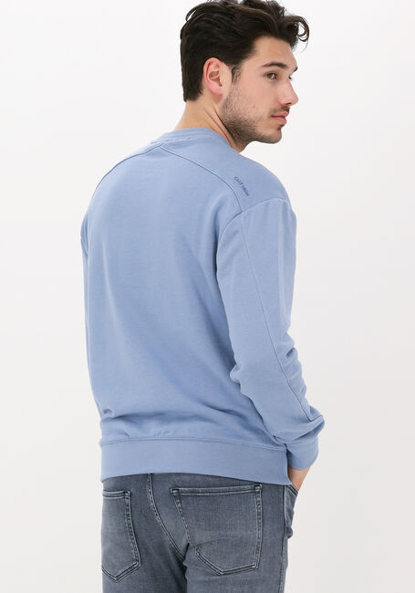 Blauwe CAST IRON Sweater R-NECK RELAXED FIT ESSENTIAL S - large