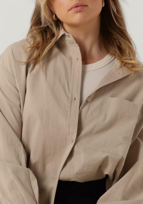ESMÉ STUDIOS RUBY LS SHIRT - GOTS Blouses en beige - large