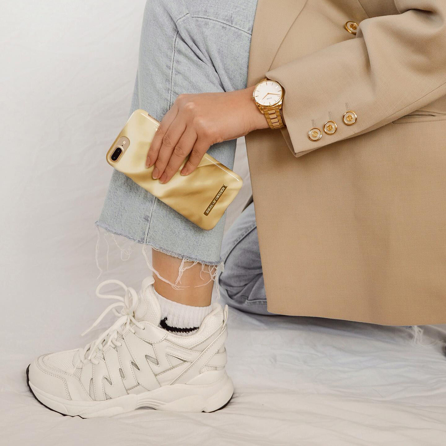 michael kors baskets basses hero trainer en blanc