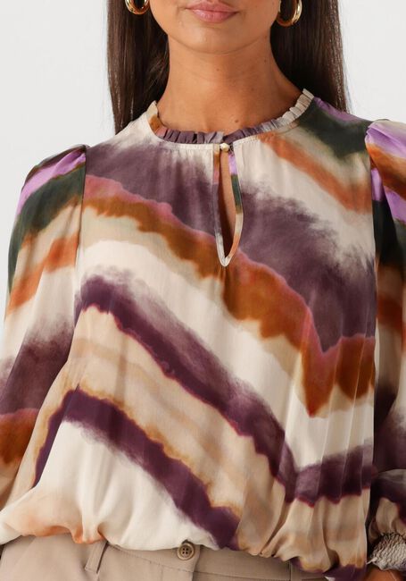 SUMMUM TOP LONG SLEEVES ZIGZAG PRINT Blouses en multicolore - large