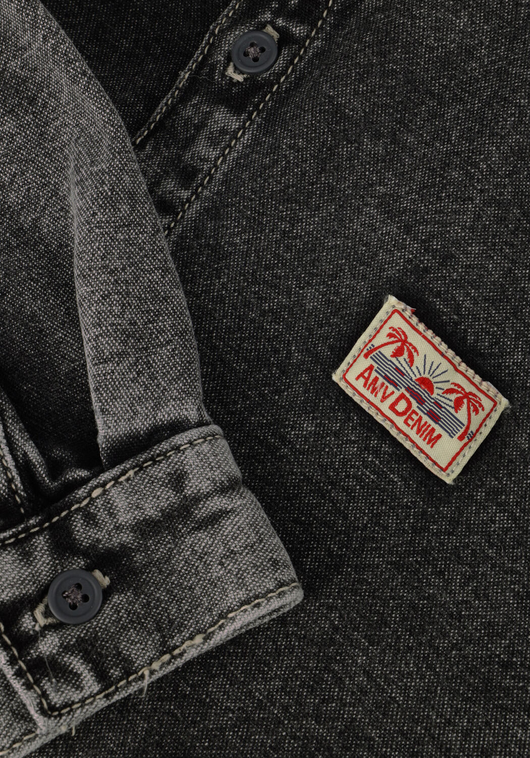 AMERICAN VINTAGE Chemise d&eacute;contract&eacute; JAZY en gris - large