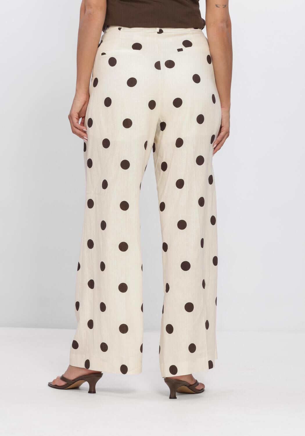 GRACE & MILA SS2623015 Pantalons &Eacute;cru - large