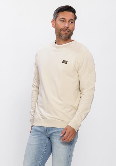 Beige PME LEGEND Truien/vesten AMERICAN CLASSIC SWEAT - large
