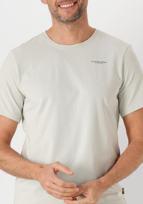 G-STAR RAW T-shirt SLIM BASE R T S/S Écru - large