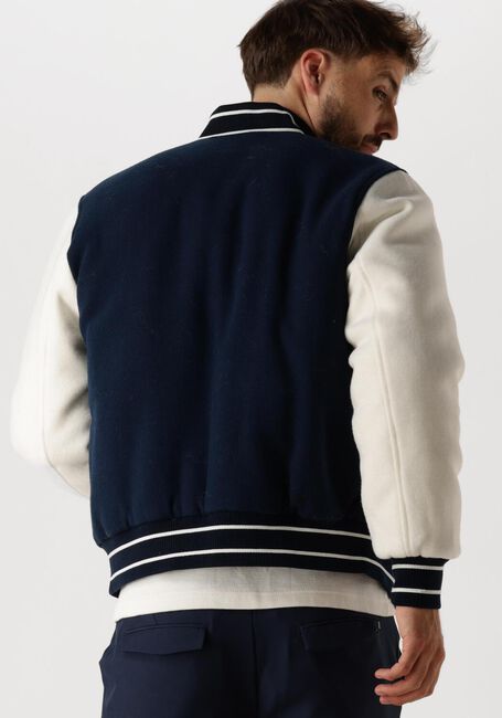 Donkerblauwe TOMMY JEANS Jack TJM WOOL BLEND VARSITY JKT EXT - large