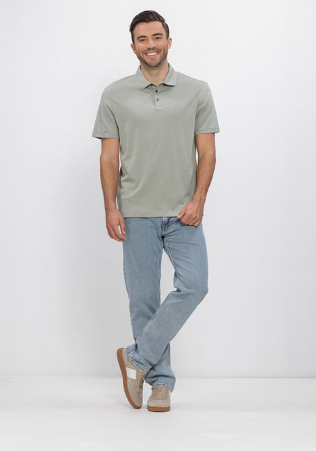CALVIN KLEIN Polo SS SUPIMA CHEST EMB POLO en vert - large