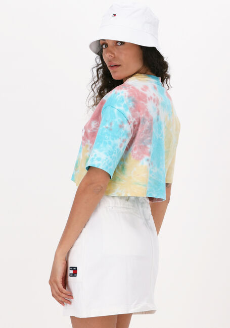TOMMY JEANS T-shirt TJW OVRSZD CROP TIEDYE COLLEGE 1 en multicolore - large
