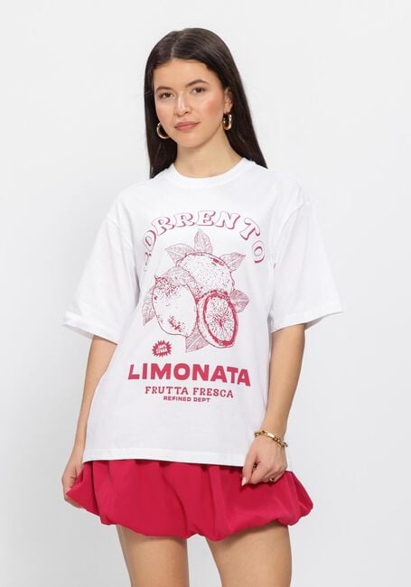 REFINED DEPARTMENT T-shirt MAGGY en blanc - large