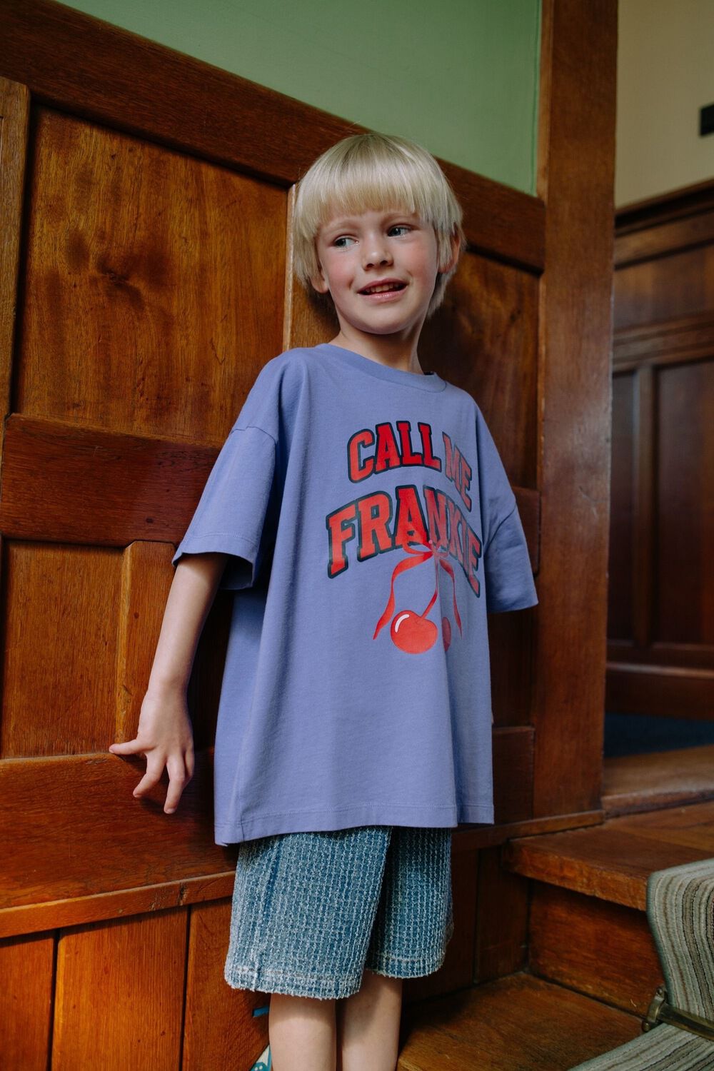 CALL ME FRANKIE T-shirt CHERRY FRANKIE T-SHIRT en violet - large