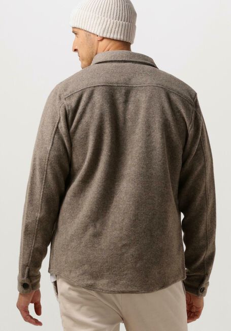 PROFUOMO Surchemise OVERSHIRT KNIT BOIL en taupe - large