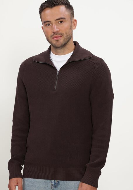 JC RAGS Pull PULLOVER HALF ZIP EDGAR en marron - large