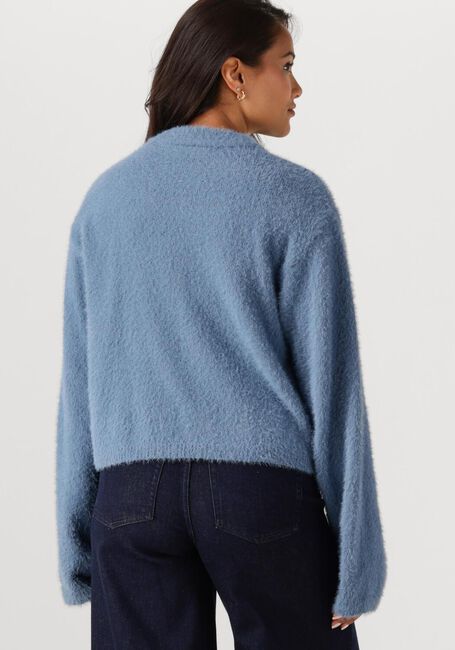 ANOTHER LABEL Pull AMAYA KNITTED PULL L/S Bleu clair - large