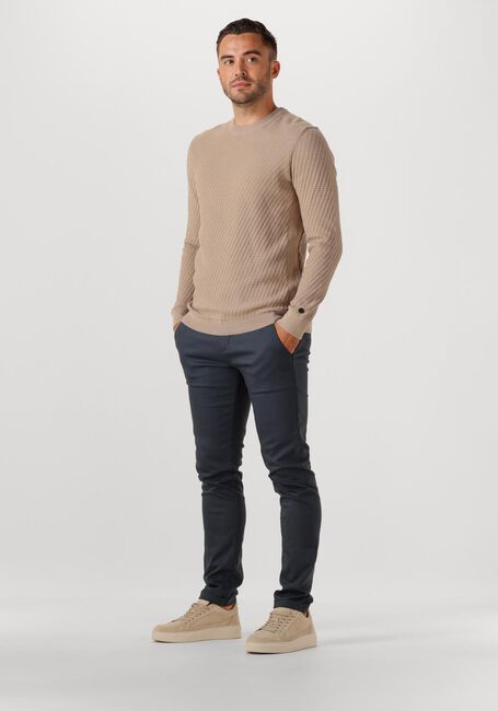 CAST IRON Pull REGULAR FIT COTTON STRETCH STRUCTURE en beige - large