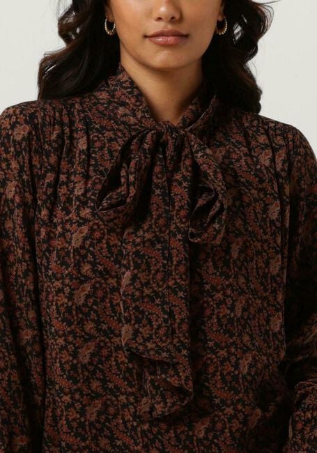 SISSEL EDELBO Robe midi GABRIELE SILK DRESS en noir - large