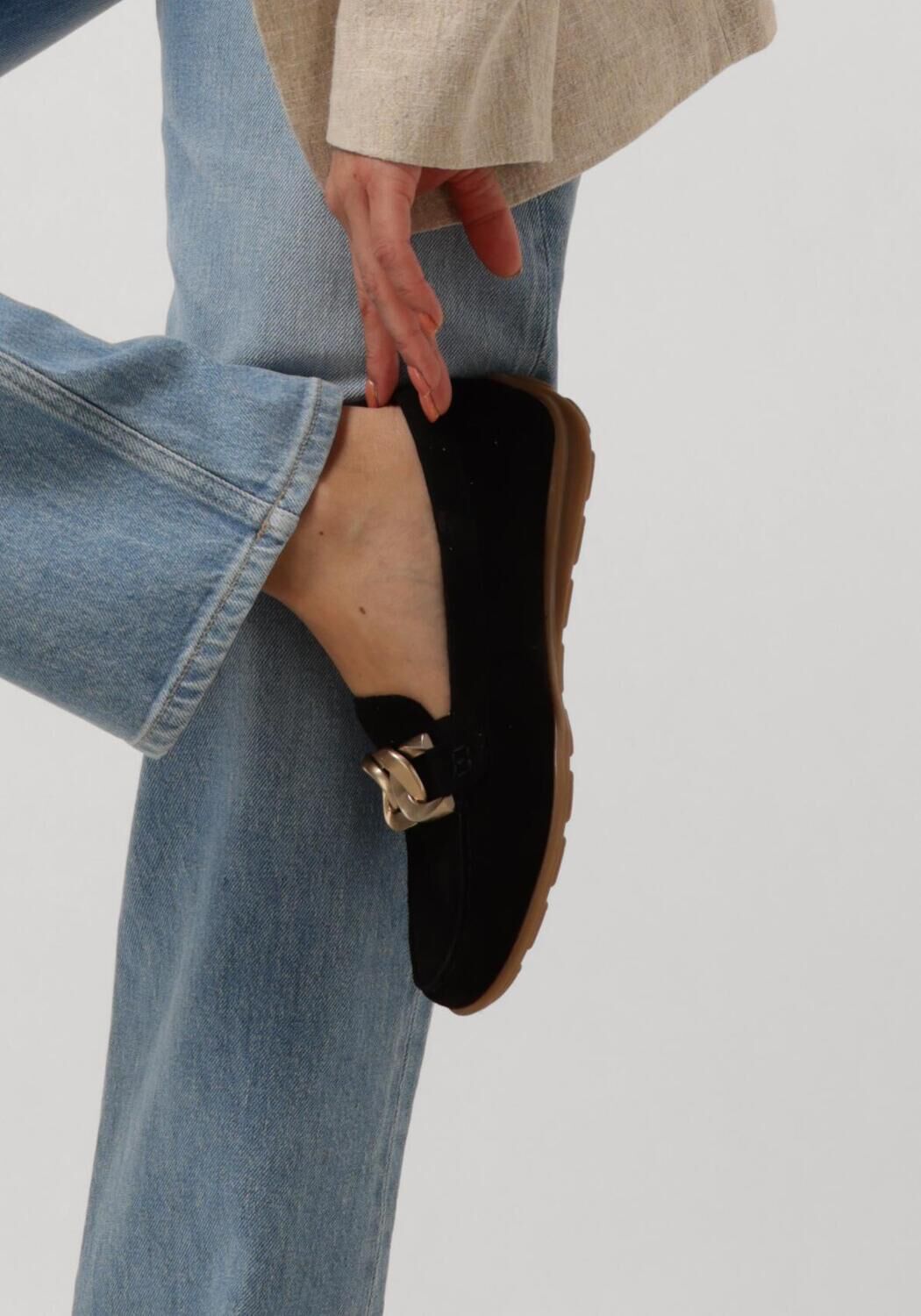 Zwarte GABOR Mocassins 444.1 - large