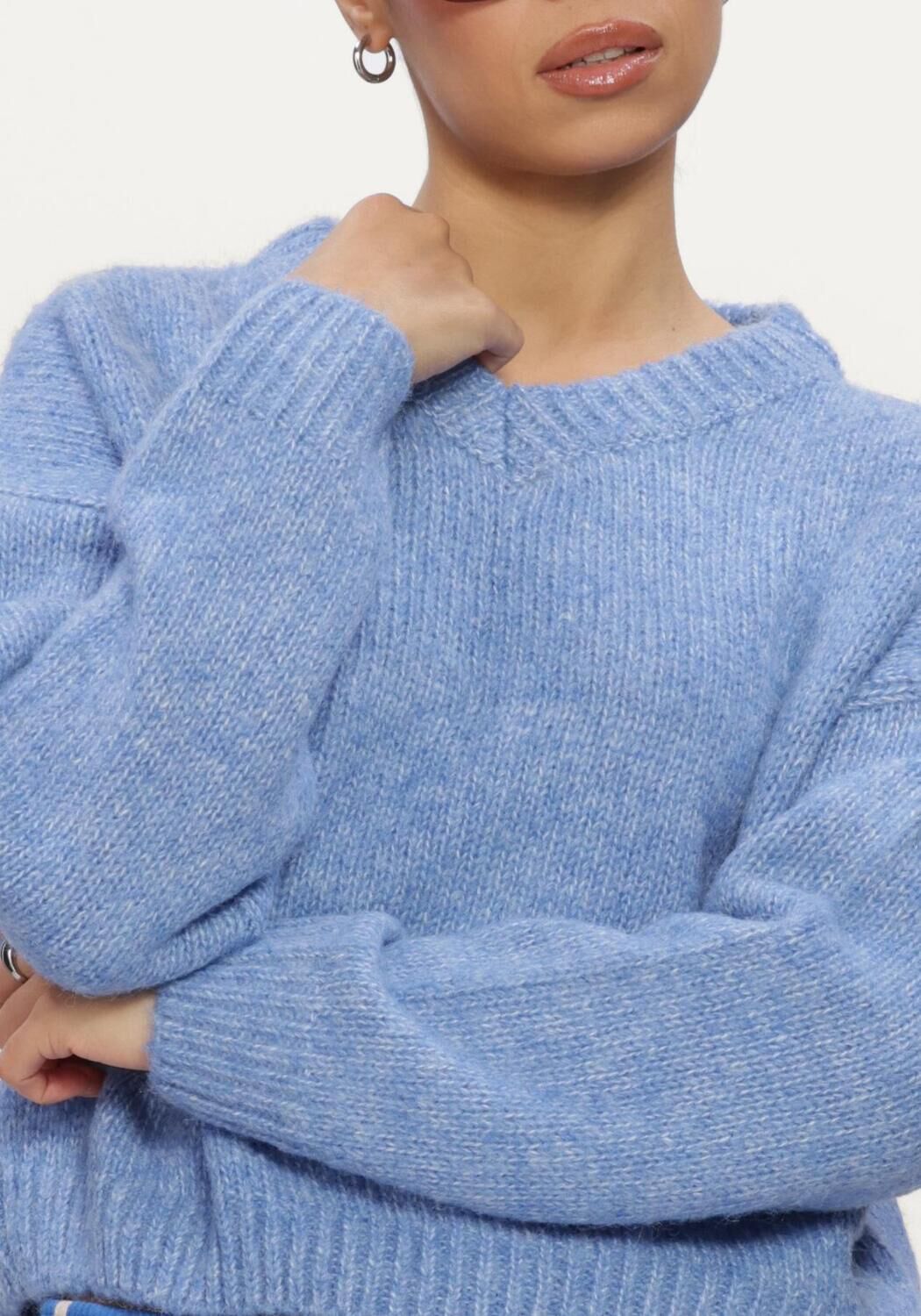 PENN & INK Pull JUMPER en bleu - large