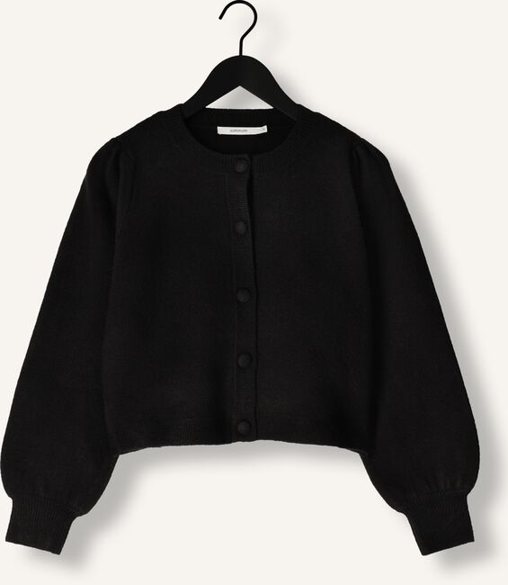 Zwarte SUMMUM Vest KNITTED CARDIGAN LEOPARD JACQUARD KNIT Zwarte SUMMUM Vest KNITTED CARDIGAN LEOPARD JACQUARD KNIT - large