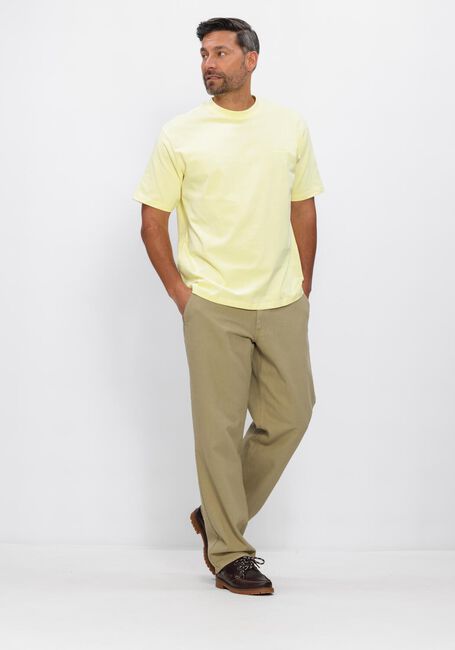 WOODBIRD T-shirt WBBAINE BASE TEE en jaune - large