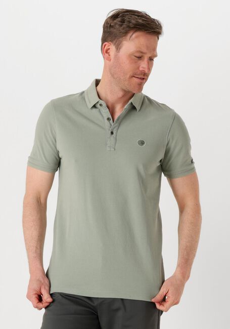 CAST IRON Polo SHORT SLEEVE POLO ESSENTIAL en vert - large