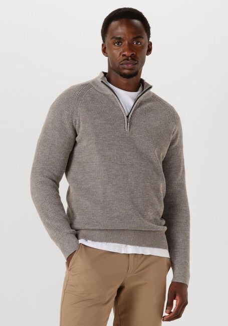 GENTILUOMO Pull TURTLE ZIP en taupe - large